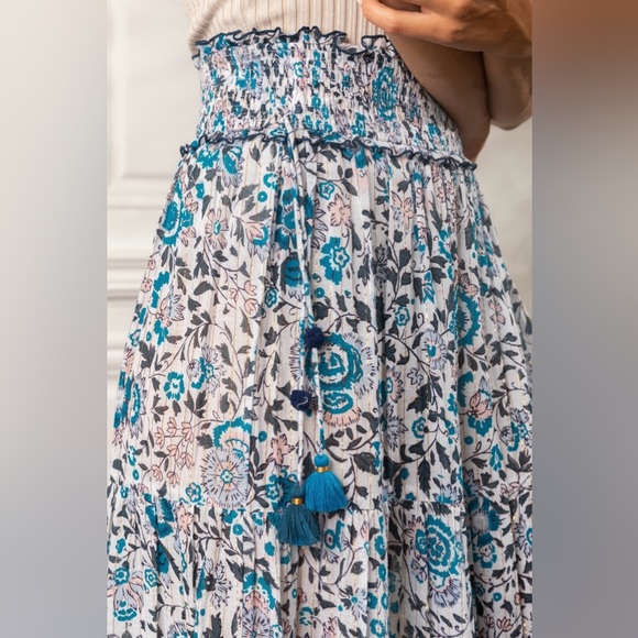 Poupette St Barth Floral Midi Skirt - Picture 3 of 5